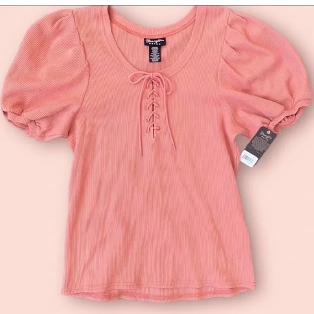 Wrangler retro pink top